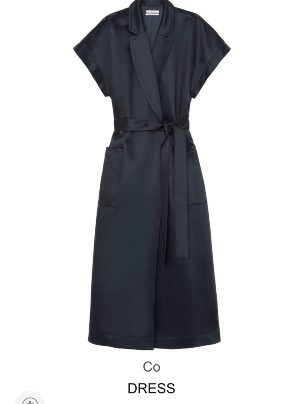 CO Los Angeles Navy Wrap Dress